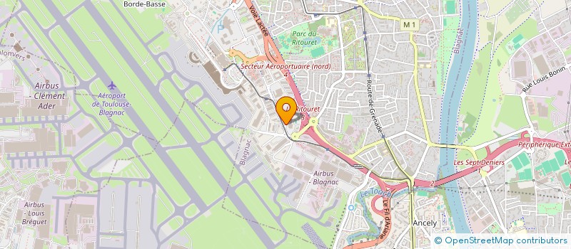 localisation de l'entreprise SCL COMPANY à BLAGNAC