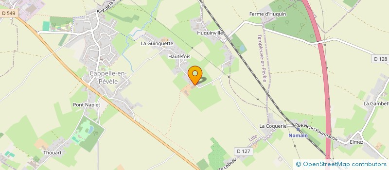 localisation de l'entreprise SCL D'HAUTEFOIS à CAPPELLE-EN-PEVELE