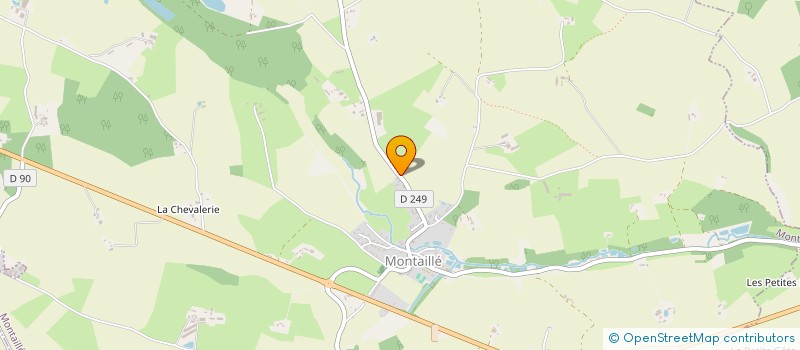 localisation de l'entreprise SCL DE LA PROUTIERE à MONTAILLE