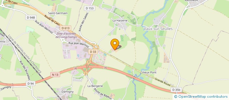 localisation de l'entreprise SCL DE LA RUETTE à VAUX-SUR-SEULLES