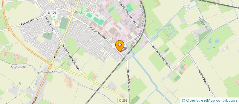 localisation de l'entreprise SCL DU CLAUDOREZ à HAZEBROUCK