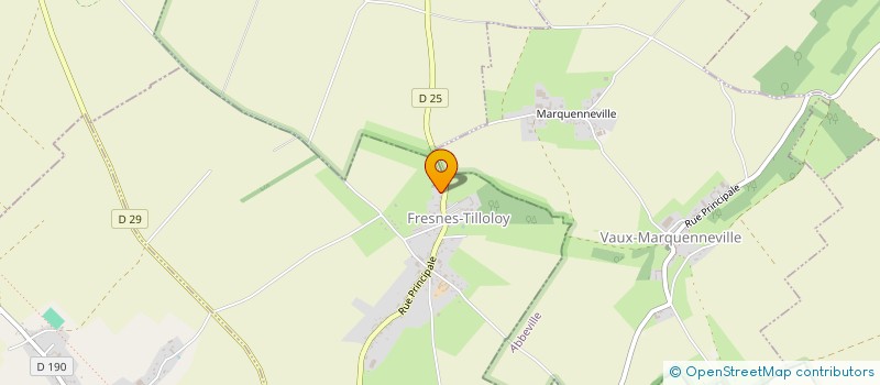 localisation de l'entreprise SCL DU PRIEZ à AVESNES-CHAUSSOY