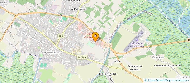 localisation de l'entreprise SCL GOFRA  MARENNES-HIERS-BROUAGE