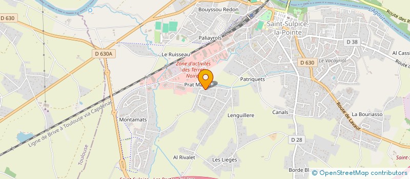 localisation de l'entreprise SCL GROUP  SAINT-SULPICE-LA-POINTE