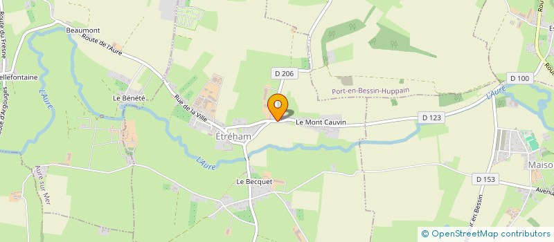 localisation de l'entreprise SCL HUBERT à ETREHAM