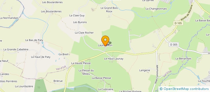 localisation de l'entreprise SCL LES 2 CHENES à VAL-D'IZE