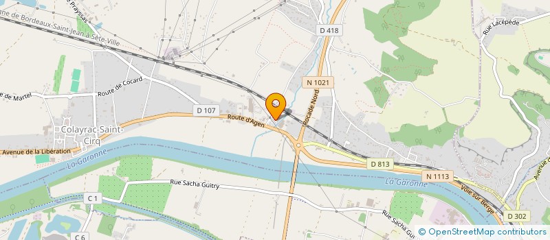 localisation de l'entreprise SCL LES MARRONNIERS  COLAYRAC-SAINT-CIRQ