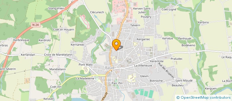 localisation de l'entreprise SCL MATHE  BAUD