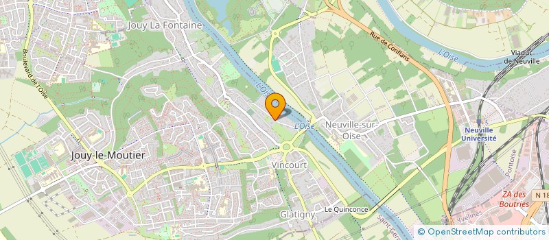 localisation de l'entreprise SCL MOUTIER  JOUY-LE-MOUTIER