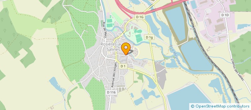 localisation de l'entreprise SCL QUALITE NANCY  ROSIERES-AUX-SALINES