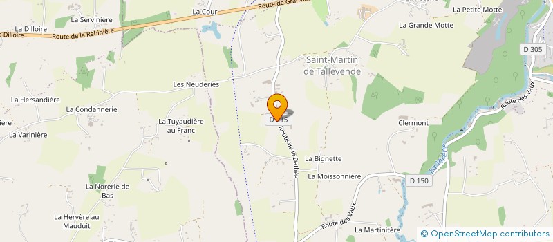 localisation de l'entreprise SCL SAINT MARTIN  VIRE-NORMANDIE