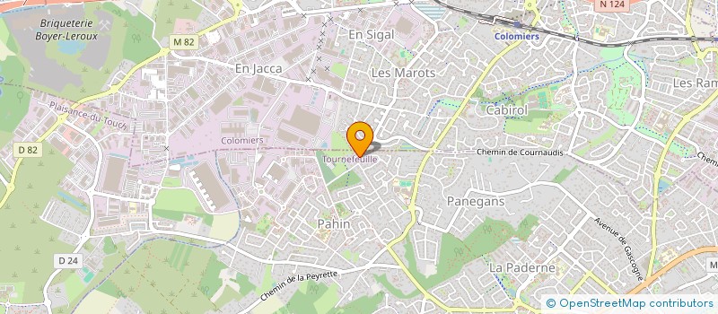 localisation de l'entreprise SCL TECHNO à TOURNEFEUILLE