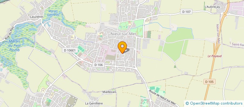 localisation de l'entreprise SCLAVI  NIEUL-SUR-MER