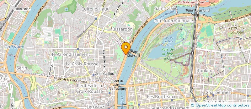 localisation de l'entreprise SCLG  LYON