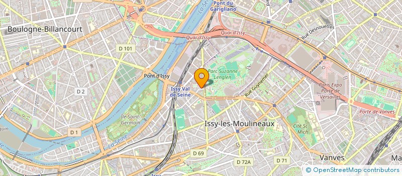 localisation de l'entreprise SCLH à ISSY-LES-MOULINEAUX