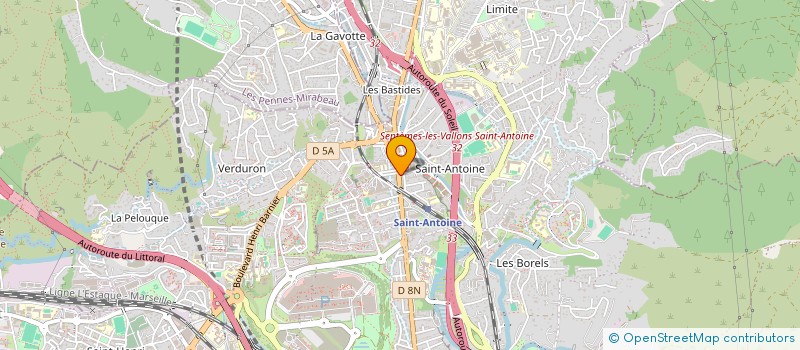 localisation de l'entreprise SCLJ à MARSEILLE