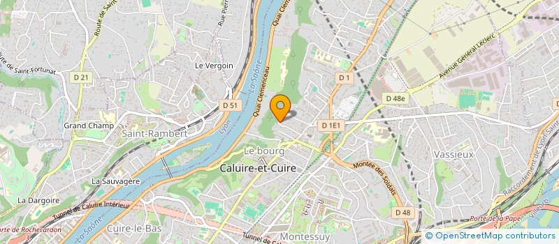 localisation de l'entreprise SCLL  CALUIRE-ET-CUIRE