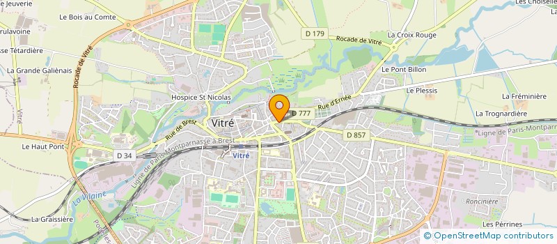 localisation de l'entreprise SCLNMA  VITRE