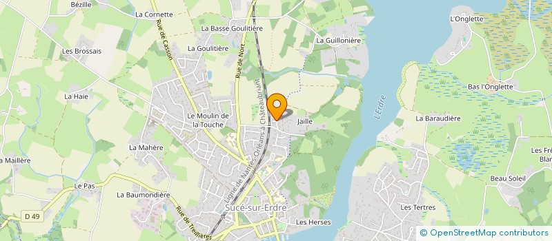 localisation de l'entreprise SCLP  SUCE-SUR-ERDRE