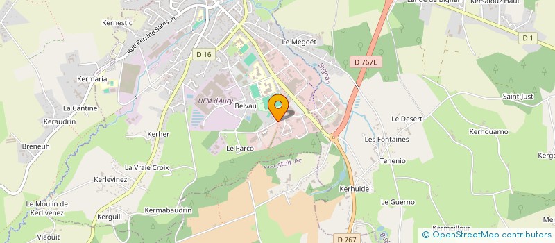 localisation de l'entreprise SCLRE  LOCMINE