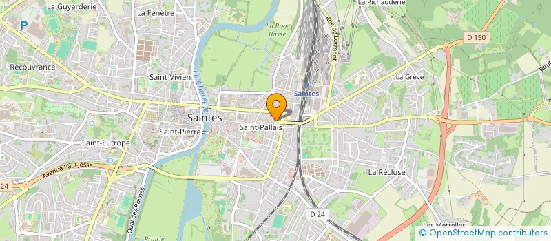 localisation de l'entreprise SCLY à SAINTES
