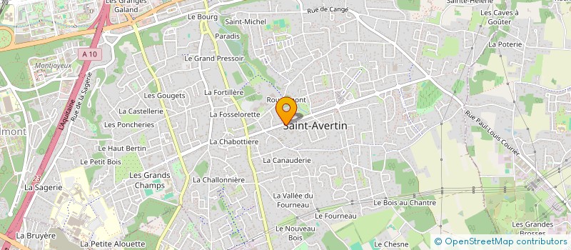 localisation de l'entreprise SCM 1054  SAINT-AVERTIN