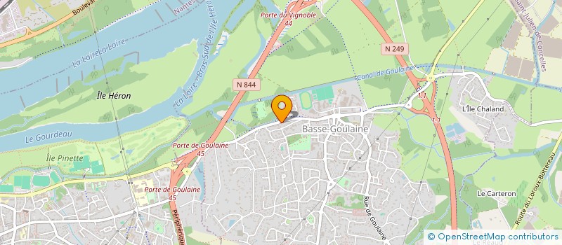 localisation de l'entreprise SCM 109  BASSE-GOULAINE