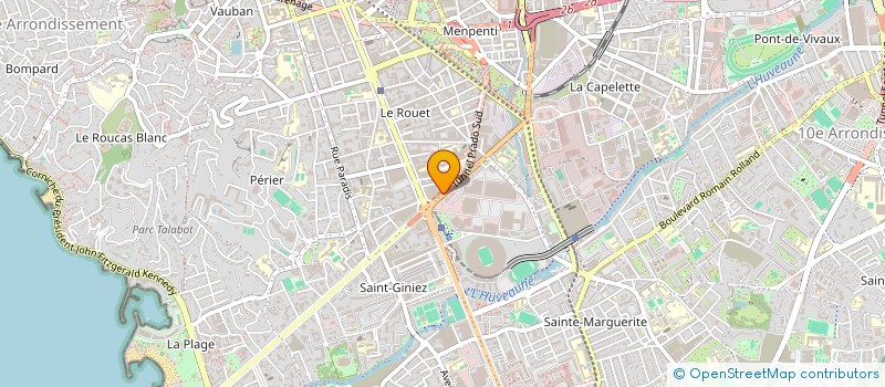 localisation de l'entreprise SCM 13 BOULEVARD RABATAU  MARSEILLE