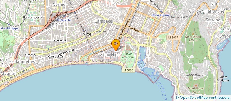 localisation de l'entreprise SCM 18 BB à NICE