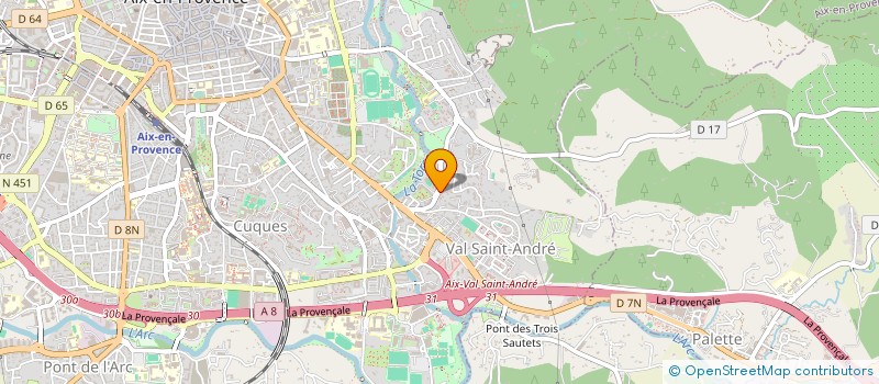 localisation de l'entreprise SCM 18 CASSIN à AIX-EN-PROVENCE