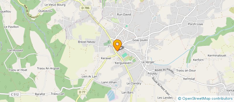 localisation de l'entreprise SCM 2 L F  PLOUEZEC