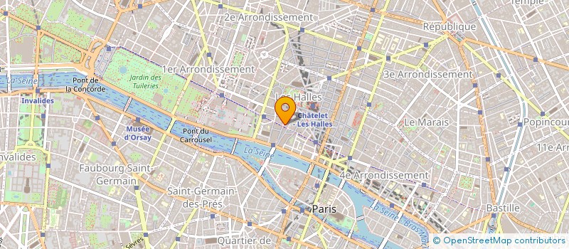 localisation de l'entreprise SCM 2 RUE DU ROULE à PARIS