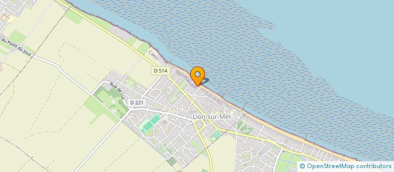 localisation de l'entreprise SCM 2000  LION-SUR-MER