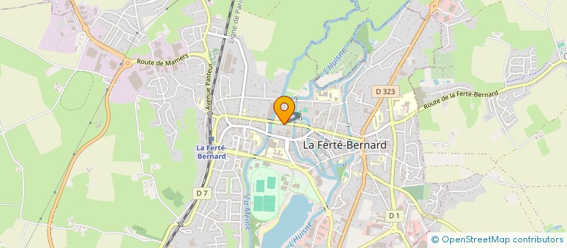 localisation de l'entreprise SCM 2000  LA FERTE-BERNARD