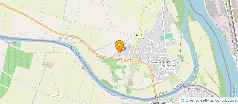 localisation de l'entreprise SCM 2A  FOURQUES