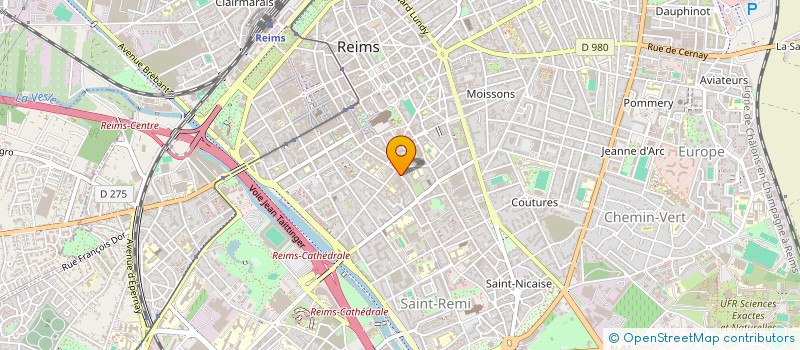 localisation de l'entreprise SCM 2DLJ  REIMS