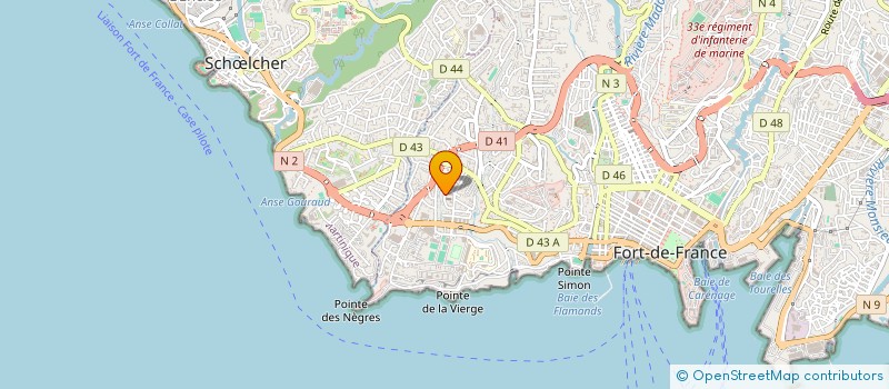localisation de l'entreprise SCM 2GIA  FORT-DE-FRANCE