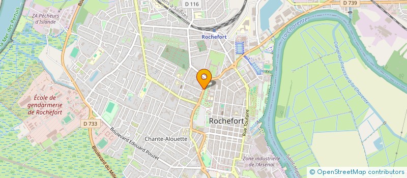 localisation de l'entreprise SCM 2MED  ROCHEFORT