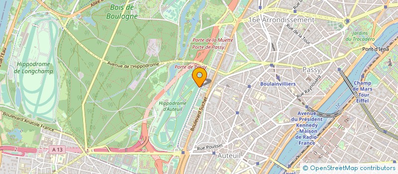 localisation de l'entreprise SCM 32 MANDEL à PARIS