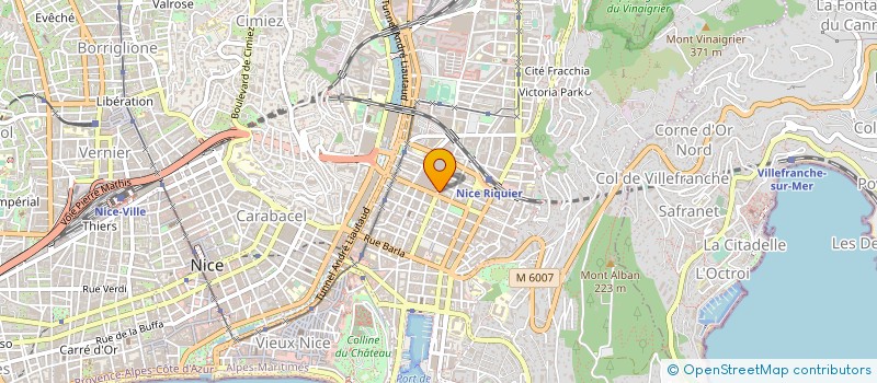 localisation de l'entreprise SCM 33 à NICE