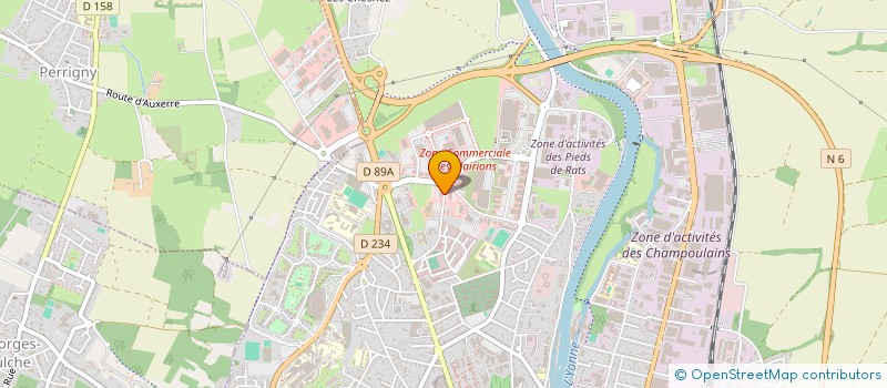 localisation de l'entreprise SCM 3C à AUXERRE