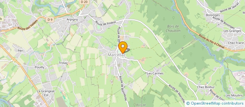 localisation de l'entreprise SCM 3MD  MARCELLAZ