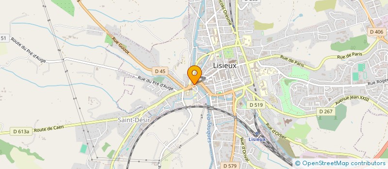 localisation de l'entreprise SCM 3T  LISIEUX