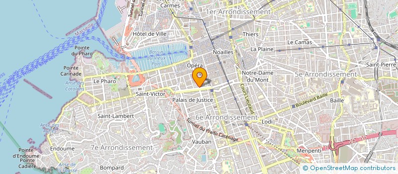 localisation de l'entreprise SCM 45 RUE BRETEUIL à MARSEILLE