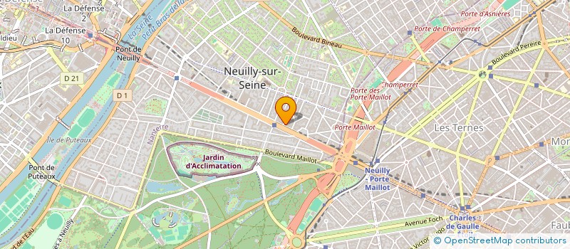 localisation de l'entreprise SCM 4EME AVENUE à NEUILLY-SUR-SEINE