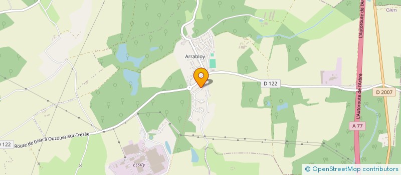 localisation de l'entreprise SCM à AUTRY-LE-CHATEL