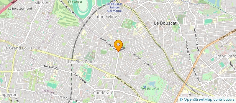 localisation de l'entreprise SCM 54 LATESTA  BORDEAUX