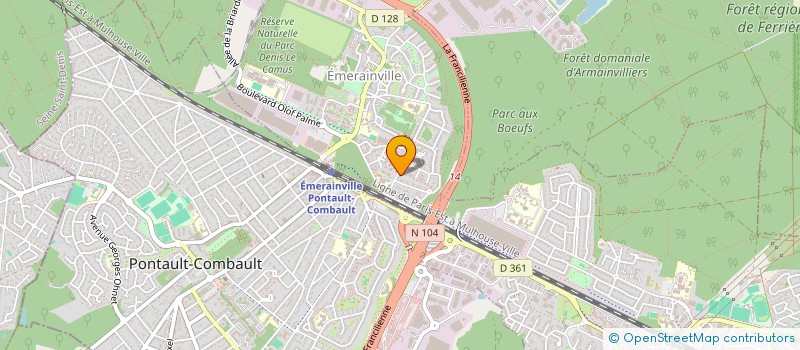localisation de l'entreprise SCM 87 RUE DU LAPIN VERT à EMERAINVILLE