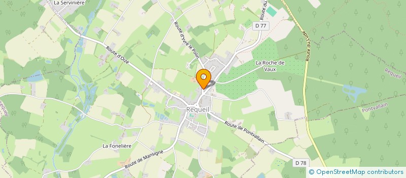 localisation de l'entreprise SCM  REQUEIL