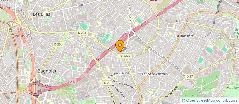 localisation de l'entreprise SCM à ROMAINVILLE